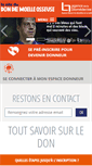 Mobile Screenshot of dondemoelleosseuse.fr